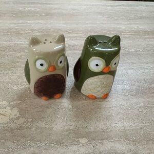 Owl Salt and Pepper Shakers MCM